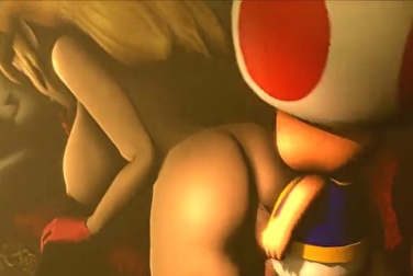 Персонажи из игры Марио представлены в 3D сексуальной форме.